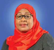 Samia Suluhu Hassan, présidente de la Tanzanie
