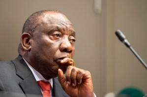 Le président sud-africain Cyril Ramaphosa Le président sud-africain Cyril Ramaphosa