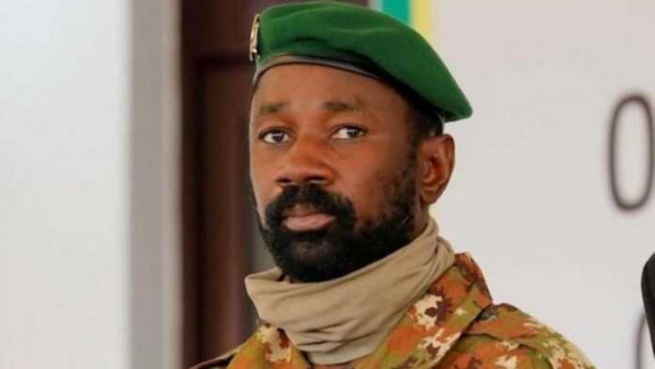 Le président malien Assimi Goïta Le président malien Assimi Goïta