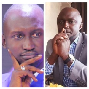 Les journalistes sénégalais Pape Ndiaye (g) et Babacar Touré Les journalistes sénégalais Pape Ndiaye (g) et Babacar Touré