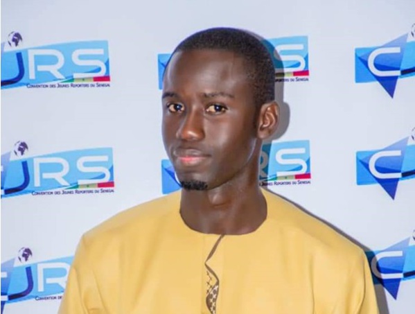 Migui MArame Ndiaye, président de la Convention des jeunes reporters du Sénégal (CJRS)