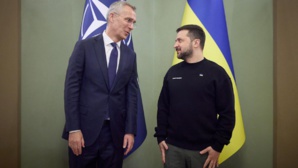 Le président Zelensky et le secrétaire général de l'Otan Stoltenberg Le président Zelensky et le secrétaire général de l'Otan Stoltenberg