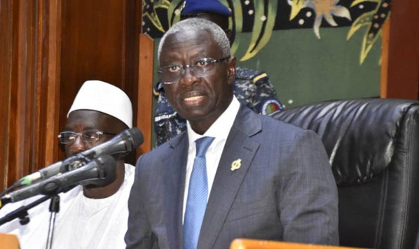 Amadou Mame Diop, président de l'Assemblée nationale Amadou Mame Diop, président de l'Assemblée nationale
