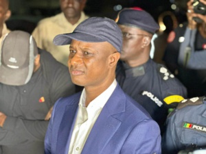 Le ministre de l'Intérieur et de la Sécurité publique, Antoine Félix Abdoulaye Diome Le ministre de l'Intérieur et de la Sécurité publique, Antoine Félix Abdoulaye Diome