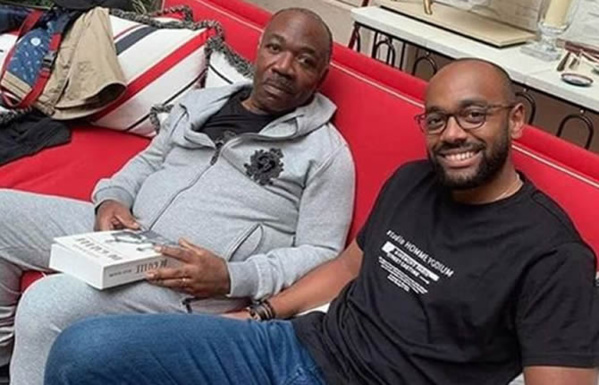 Ali Bongo Ondimba et son fils Nourredine Bongo Valentin Ali Bongo Ondimba et son fils Nourredine Bongo Valentin