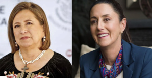 Claudia Sheinbaum [á droite] et Xochitl Galvez