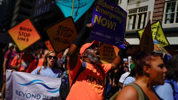 A New York, des milliers de manifestants pour le climat avant l’AG de l’ONU