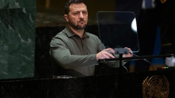 A l'ONU, Zelensky vole la vedette et accuse Moscou de "génocide" A l'ONU, Zelensky vole la vedette et accuse Moscou de "génocide"