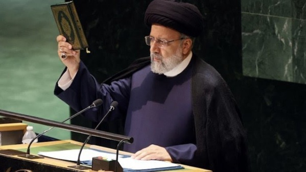 Le Turc Recep Tayyip Erdogan á La Tribune de l'Assemblée générale des Nations unies, le 19 septembre 2023