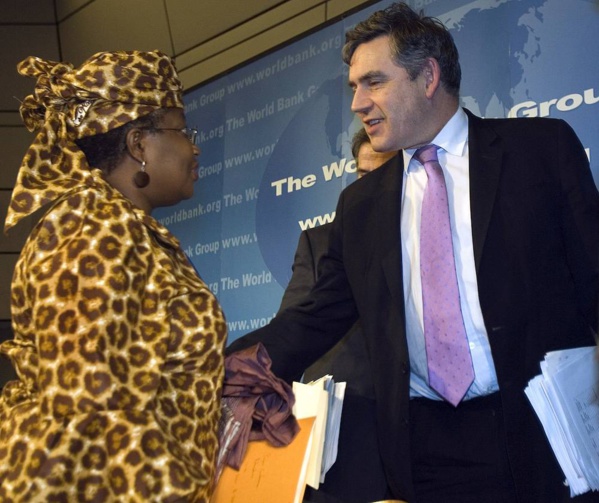 L'ex Pm britannique Gordon Brown á Genève en septembre 2023 avec la DG de l'OMC Ngozi Okonjo-Iweala L'ex Pm britannique Gordon Brown á Genève en septembre 2023 avec la DG de l'OMC Ngozi Okonjo-Iweala