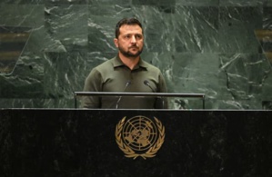 Le president ukrainien devant l'AG des Nations unies Le president ukrainien devant l'AG des Nations unies