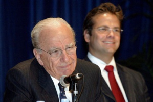 Rupert Murdoch et son fils Lachlan Rupert Murdoch et son fils Lachlan