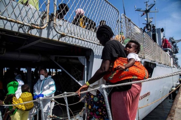 Les migrants de Lampedusa
