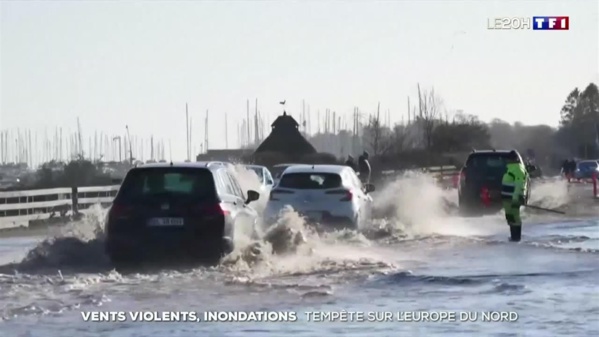Le nord de l’Europe est menacé par des vents violents et des inondations