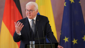 Le president allemand Franck-Walter Steinmeier en Tanzanie le 1er novembre 2023