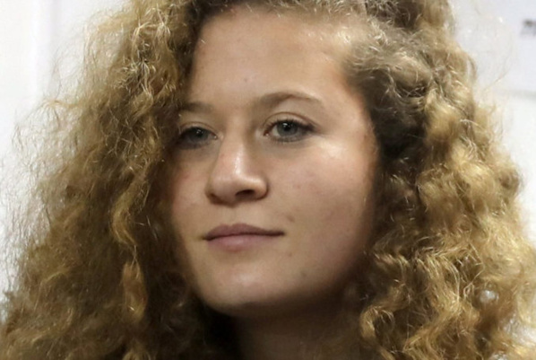 La résistante palestinienne Ahed Tamimi La résistante palestinienne Ahed Tamimi