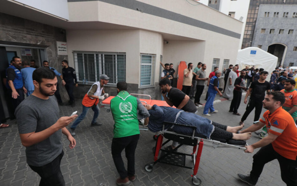Des morts et des blessés dans un bombardement israélien visant l'hôpital Al-Shifa à Gaza Des morts et des blessés dans un bombardement israélien visant l'hôpital Al-Shifa à Gaza