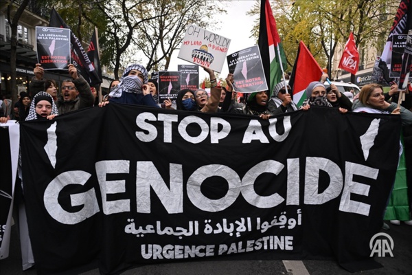 France : des milliers de personnes manifestent à Paris en faveur d'un cessez-le-feu immédiat en Palestine