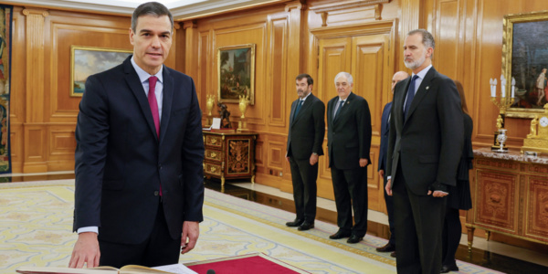 Espagne Pedro Sánchez prête serment, la droite ne décolère pas Espagne Pedro Sánchez prête serment, la droite ne décolère pas
