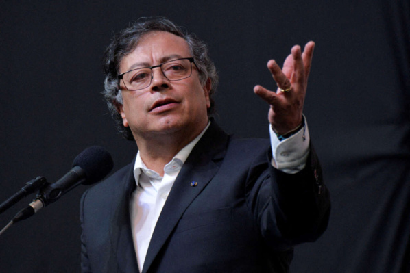 Le président de la Colombie Gustavo Petro