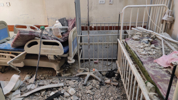 L'hôpital Kamal Adwan de Gaza, victime des tirs de l'armée israélienne