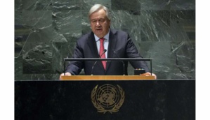Le SG des Nations unies Antonio Guterres Le SG des Nations unies Antonio Guterres