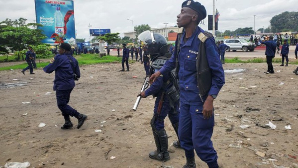RD Congo - La police empêche une manifestation interdite contre le processus électoral RD Congo - La police empêche une manifestation interdite contre le processus électoral