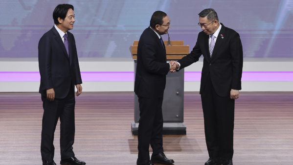 Les 3 candidats à la présidence de Taiwan