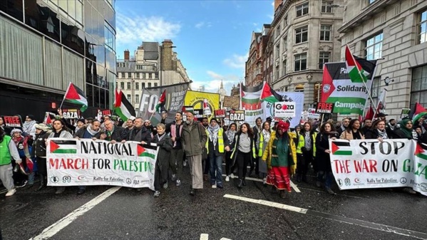 Royaume-Uni : Manifestations exigeant un cessez-le-feu à Gaza Royaume-Uni : Manifestations exigeant un cessez-le-feu à Gaza