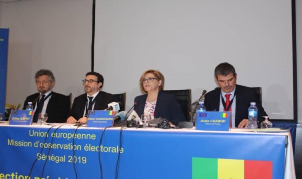 Des membres de la précédente Mission d'observation électorale de l'UE en 2019 pour le Sénégal Des membres de la précédente Mission d'observation électorale de l'UE en 2019 pour le Sénégal