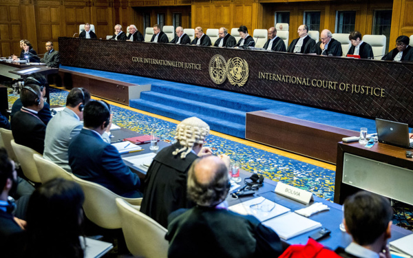 Une séance de la Cour internationale de justice. (Photo d'illustration)