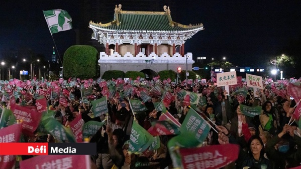 Taïwan : derniers meetings de campagne à la veille d'une élection cruciale Taïwan : derniers meetings de campagne à la veille d'une élection cruciale