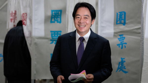 Lai Ching-te, vainqueur de la présidentielle taïwanaise
