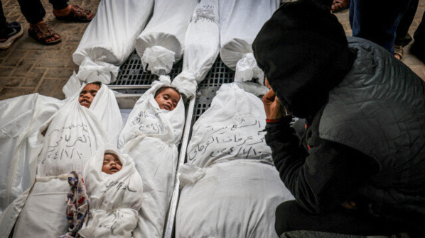 Les enfants, principales victimes des bombardements israéliens contre les populations civiles sans défense de Gaza