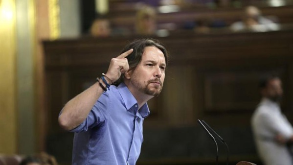 Pablo Iglesias, un des fondateurs du mouvement PODEMOS Pablo Iglesias, un des fondateurs du mouvement PODEMOS
