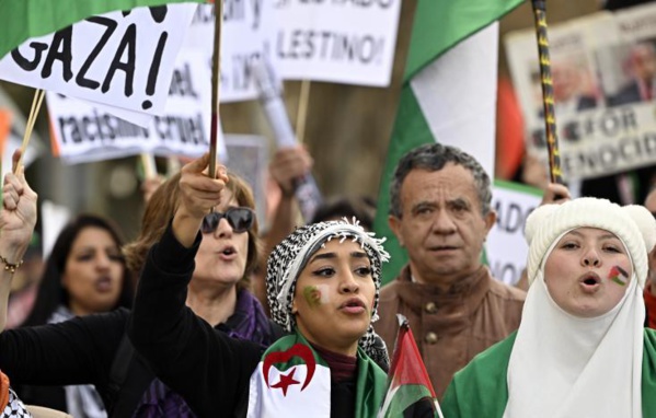 Espagne: 20.000 manifestants contre le "génocide" à Gaza Espagne: 20.000 manifestants contre le "génocide" à Gaza