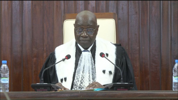 Mamadou Badio Camara, president du Conseil constitutionnel Mamadou Badio Camara, president du Conseil constitutionnel