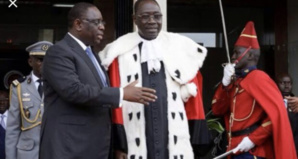 Macky Sall avec Badio Camara, président du Conseil constitutionnel Macky Sall avec Badio Camara, président du Conseil constitutionnel
