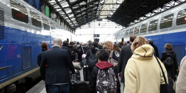 La gare de Lyon à Paris La gare de Lyon à Paris