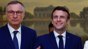 Jean-Marie Bockel (g) avec Emmanuel Macron