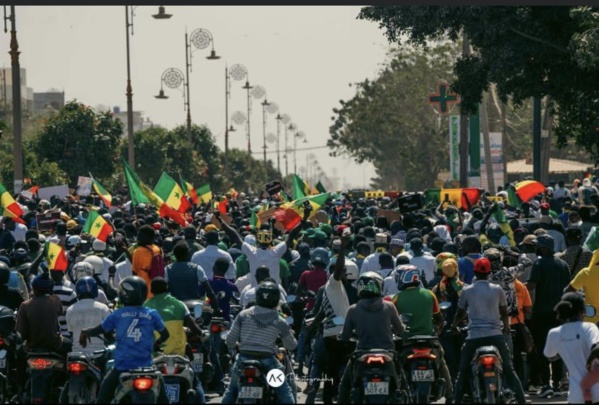 Après une « Marche silencieuse », AAR SUNU ELECTION invite le Conseil constitutionnel á encadrer « la fin intangible du mandat présidentiel au 2 avril 2024 »