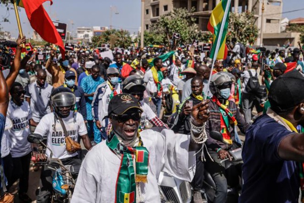 La marche de AAR SUNU ELECTION samedi 17 février 2024 á Dakar La marche de AAR SUNU ELECTION samedi 17 février 2024 á Dakar