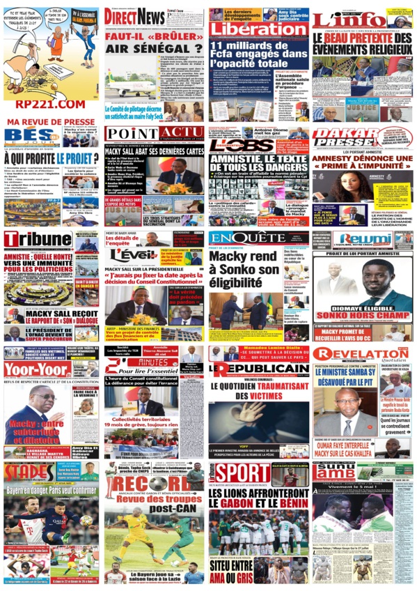 IMPACT - La revue de presse du 5 mars IMPACT - La revue de presse du 5 mars