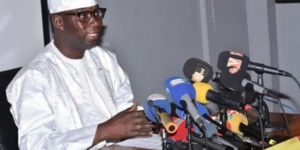 La candidat Daouda Ndiaye