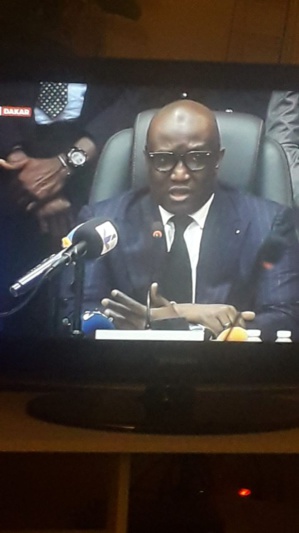 Le ministre de l'Intérieur Mouhamadou Makhtar Cissé Le ministre de l'Intérieur Mouhamadou Makhtar Cissé