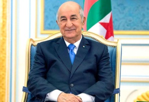 Le président algérien Abdelmajid Tebboune Le président algérien Abdelmajid Tebboune