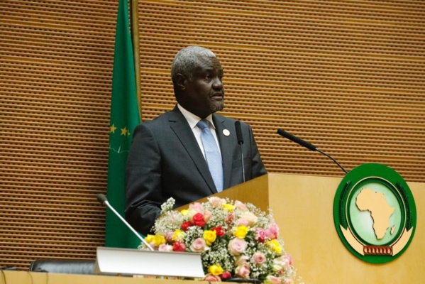 Moussa Faki Mahamat, président de la Commission de l'Union africaine (UA)