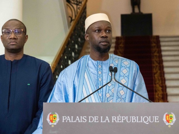 SENEGAL : Les 25 ministres et 5 secrétaires d'Etat du premier gouvernement Sonko-Diomaye SENEGAL : Les 25 ministres et 5 secrétaires d'Etat du premier gouvernement Sonko-Diomaye