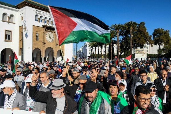 Maroc: manifestation massive contre le génocide à Gaza
