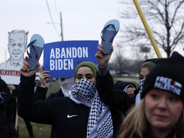 États-Unis : Biden confronté à une manifestation pro-palestinienne dans sa ville natale